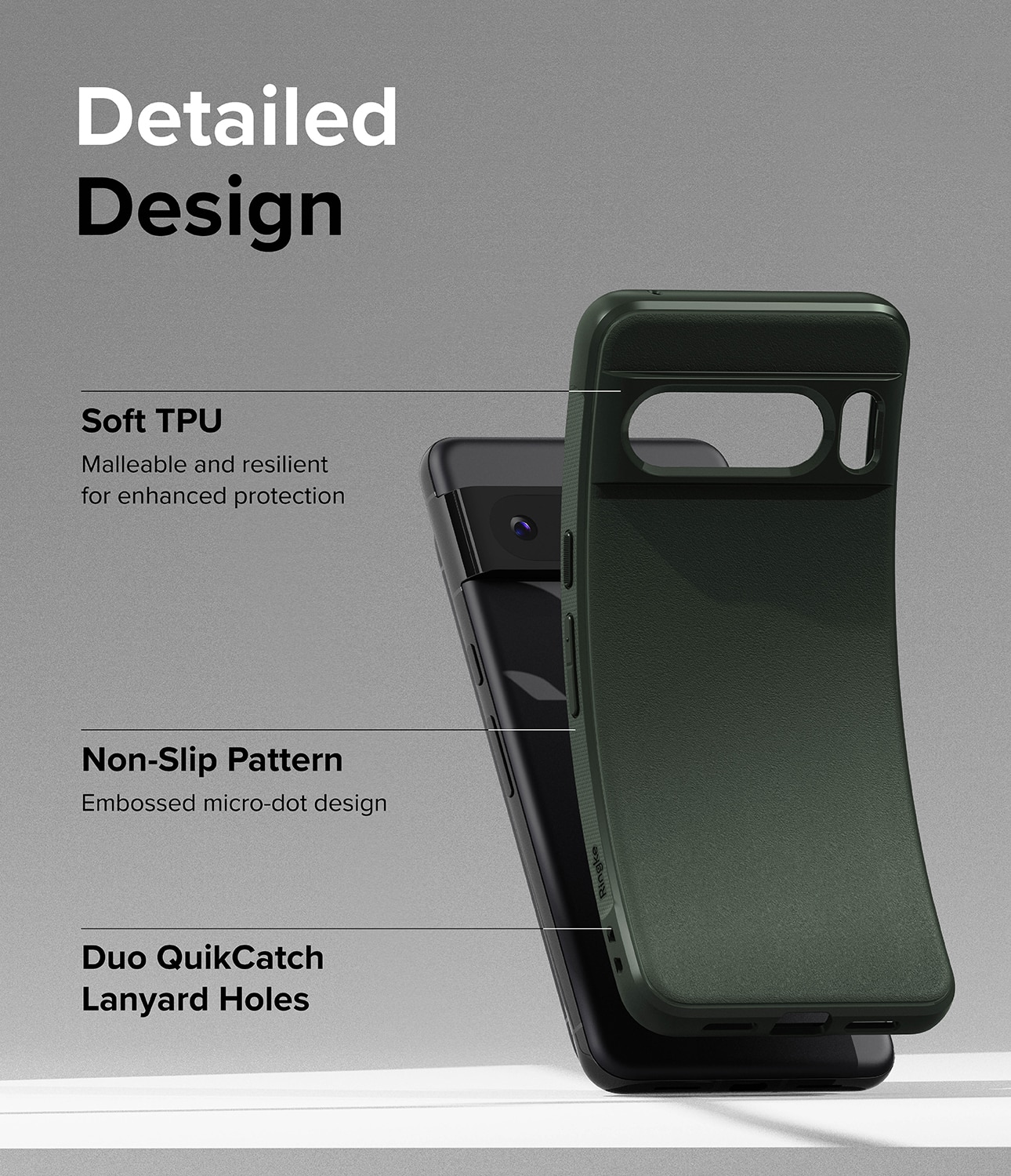 Coque Onyx Google Pixel 8 Pro, Dark Green