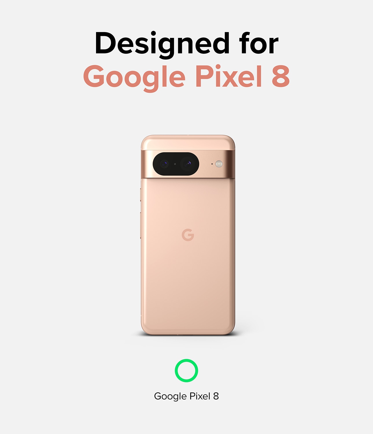 Coque Fusion Google Pixel 8, Transparent