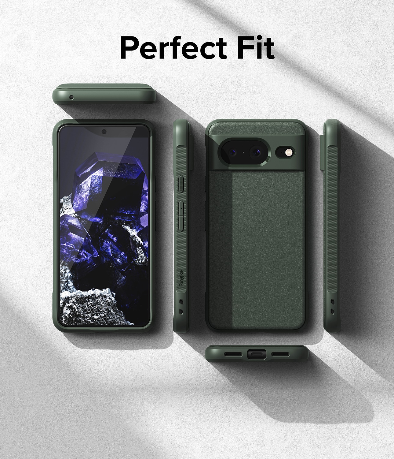 Coque Onyx Google Pixel 8, Dark Green