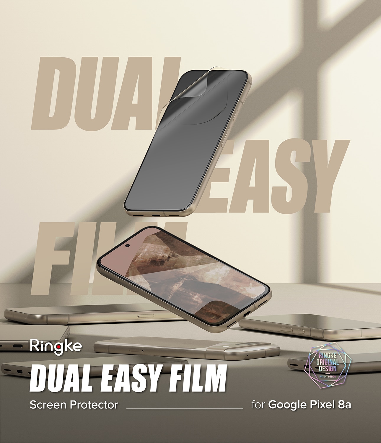 Dual Easy Screen Protector (2 pièces) Google Pixel 8a
