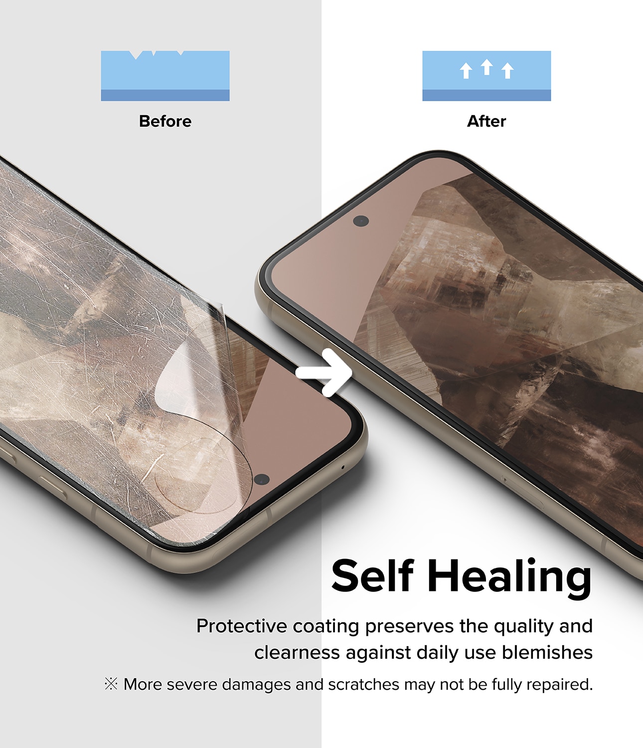 Dual Easy Screen Protector (2 pièces) Google Pixel 8a