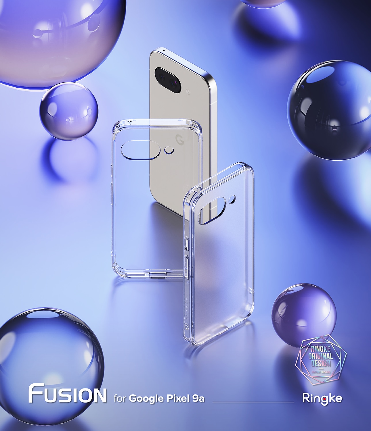 Coque Fusion Google Pixel 9a, Clear