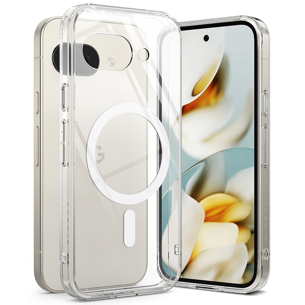 Coque Fusion Magnetic Google Pixel 9a Transparent