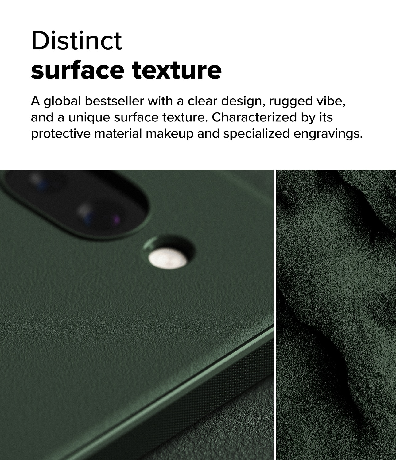Coque Onyx Google Pixel 9a, Dark Green