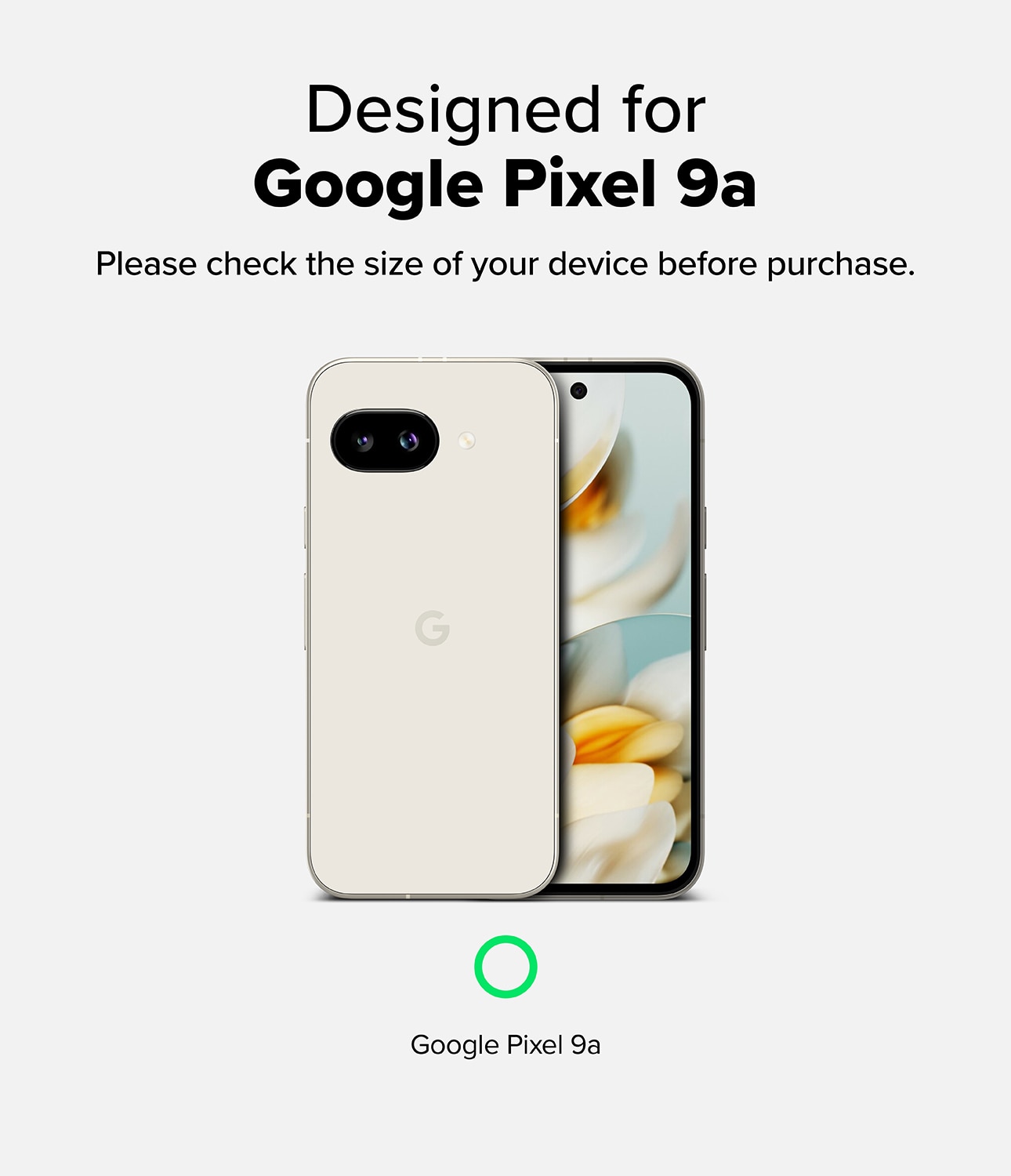 Coque Onyx Google Pixel 9a, Dark Green