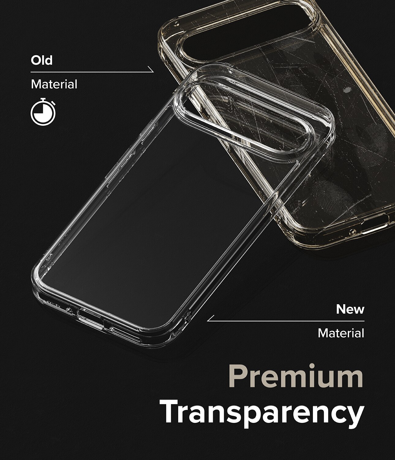 Coque Fusion Google Pixel 9 Pro XL, Transparent