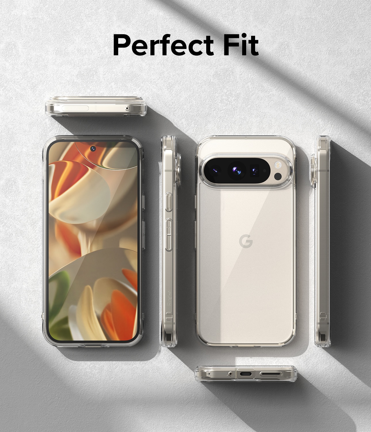 Coque Fusion Google Pixel 9, Transparent