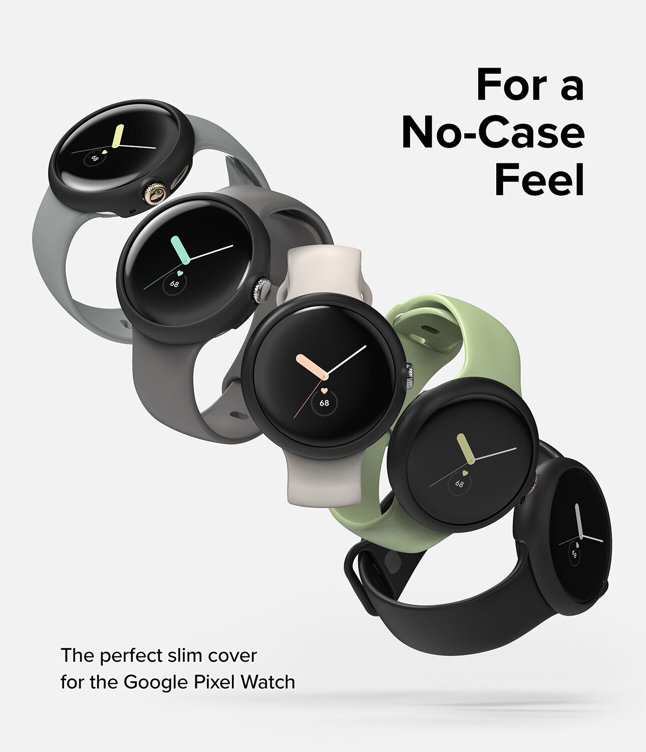 Coque Slim (2 pièces) Google Pixel Watch, Multi-couleur / motif