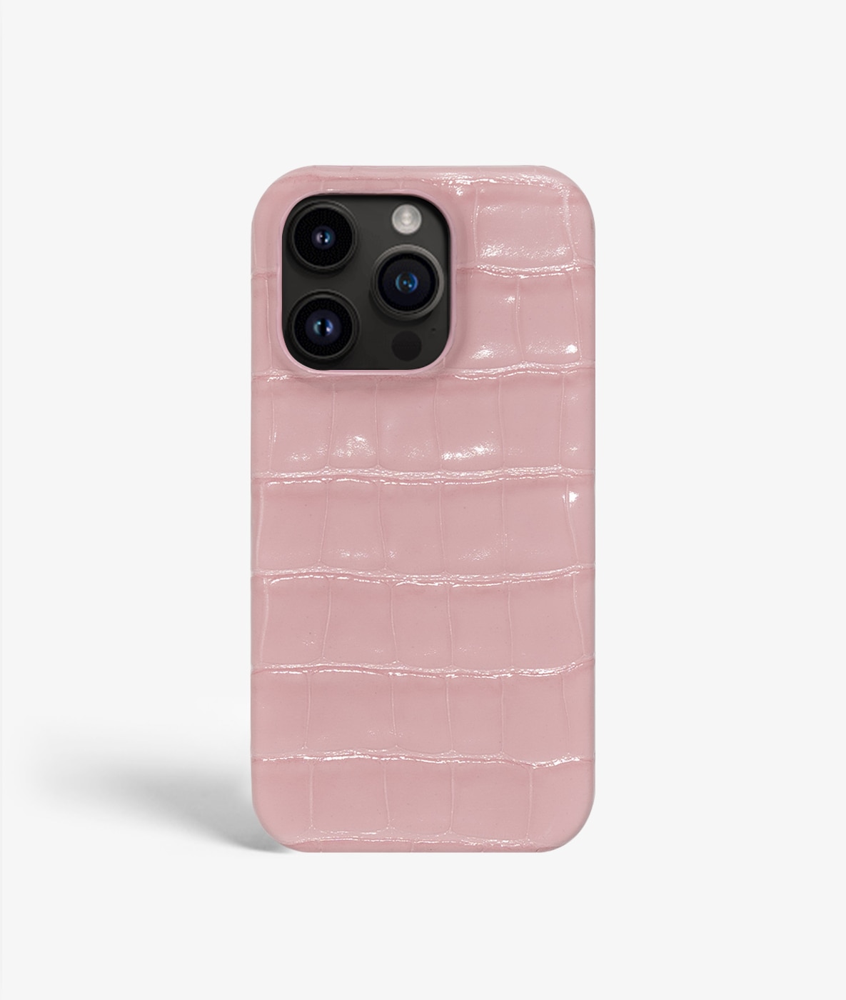 Coque iPhone 14 Pro Croco Rose