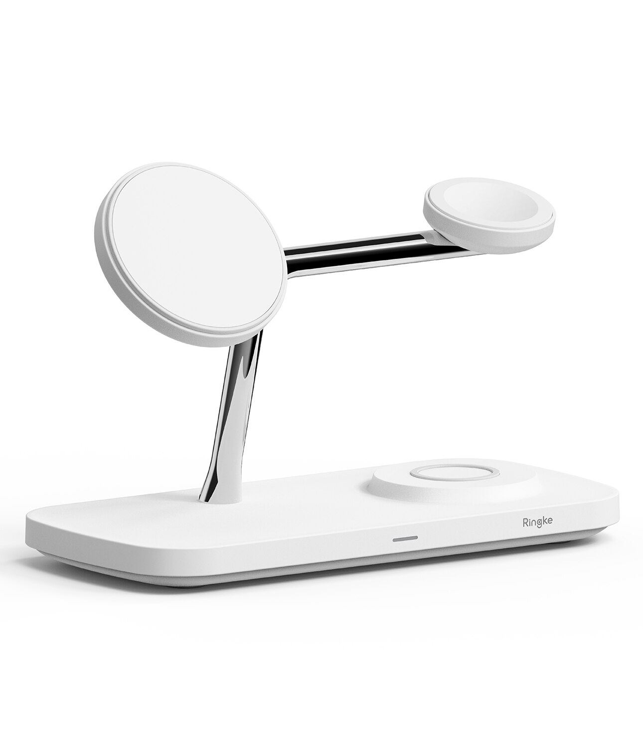 3-in-1 Wireless Charger Stand Qi2 MagSafe, blanc