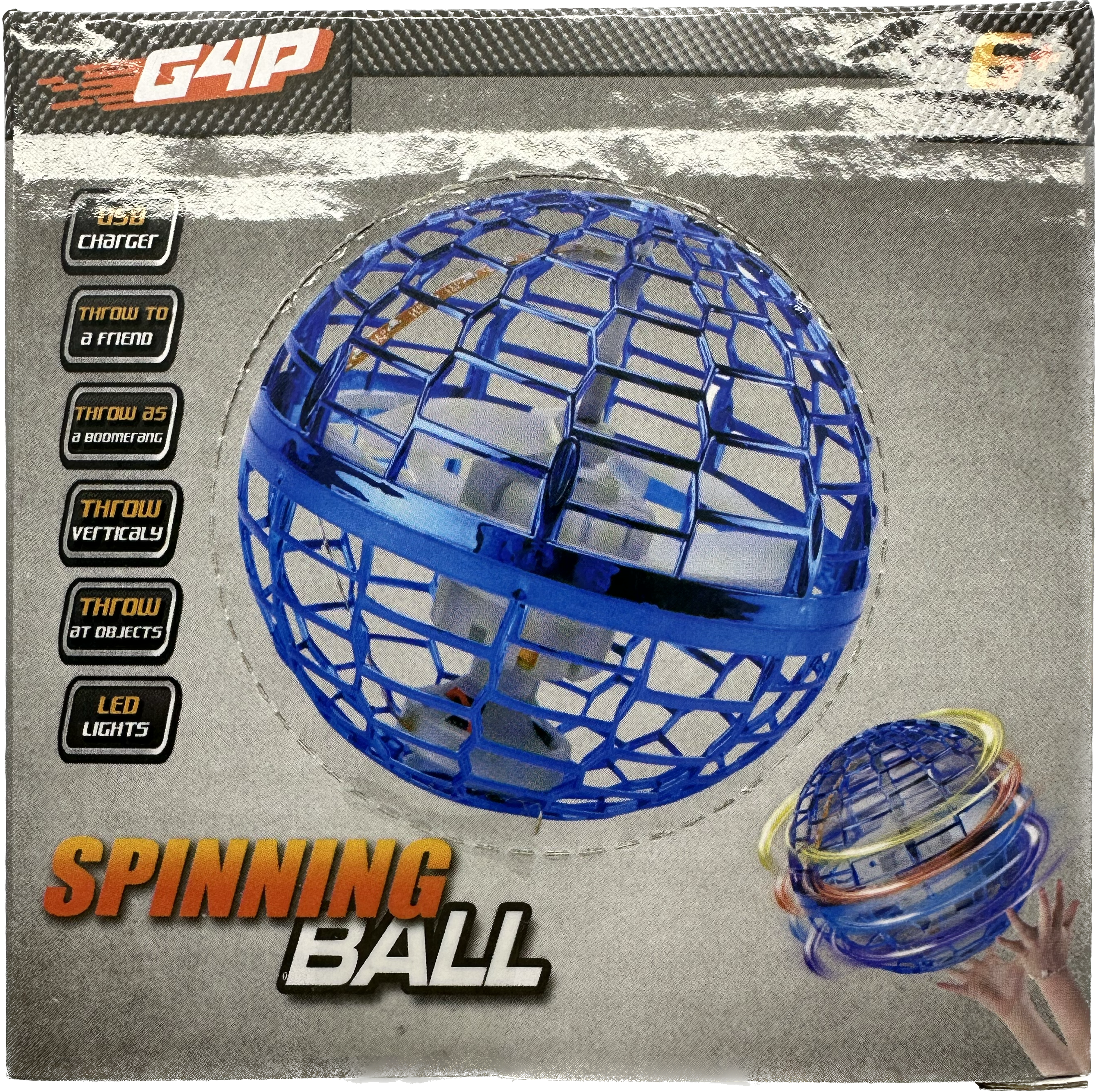 Spinning Ball, bleu