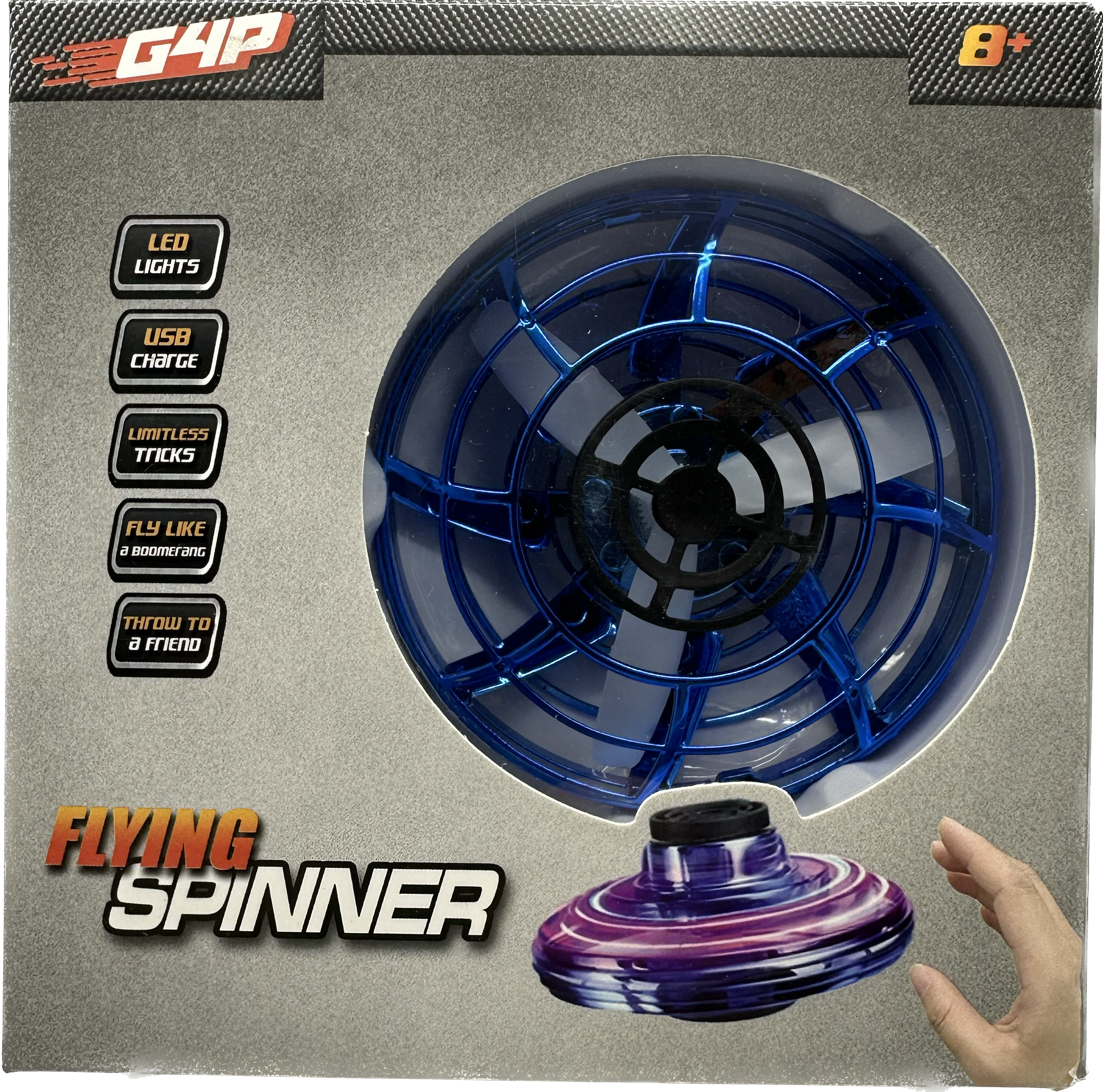 Flying Spinner, bleu