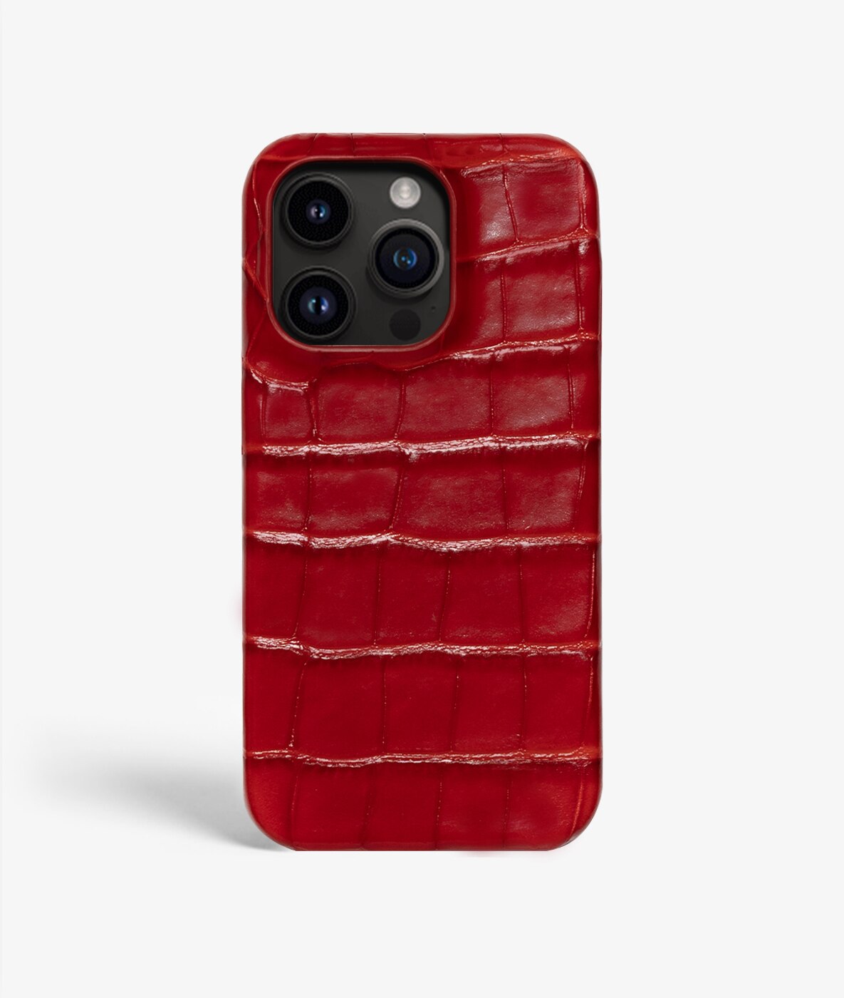 Coque iPhone 14 Pro Max Croco Rouge
