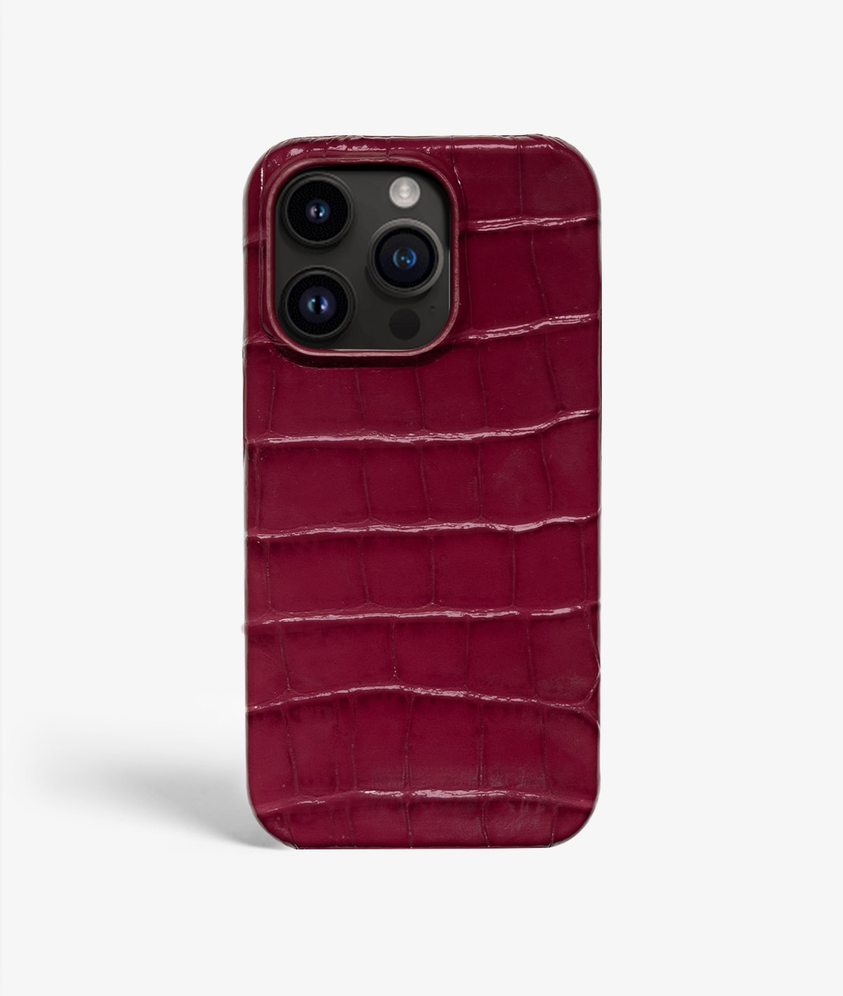Coque iPhone 14 Pro Max Croco Rouge