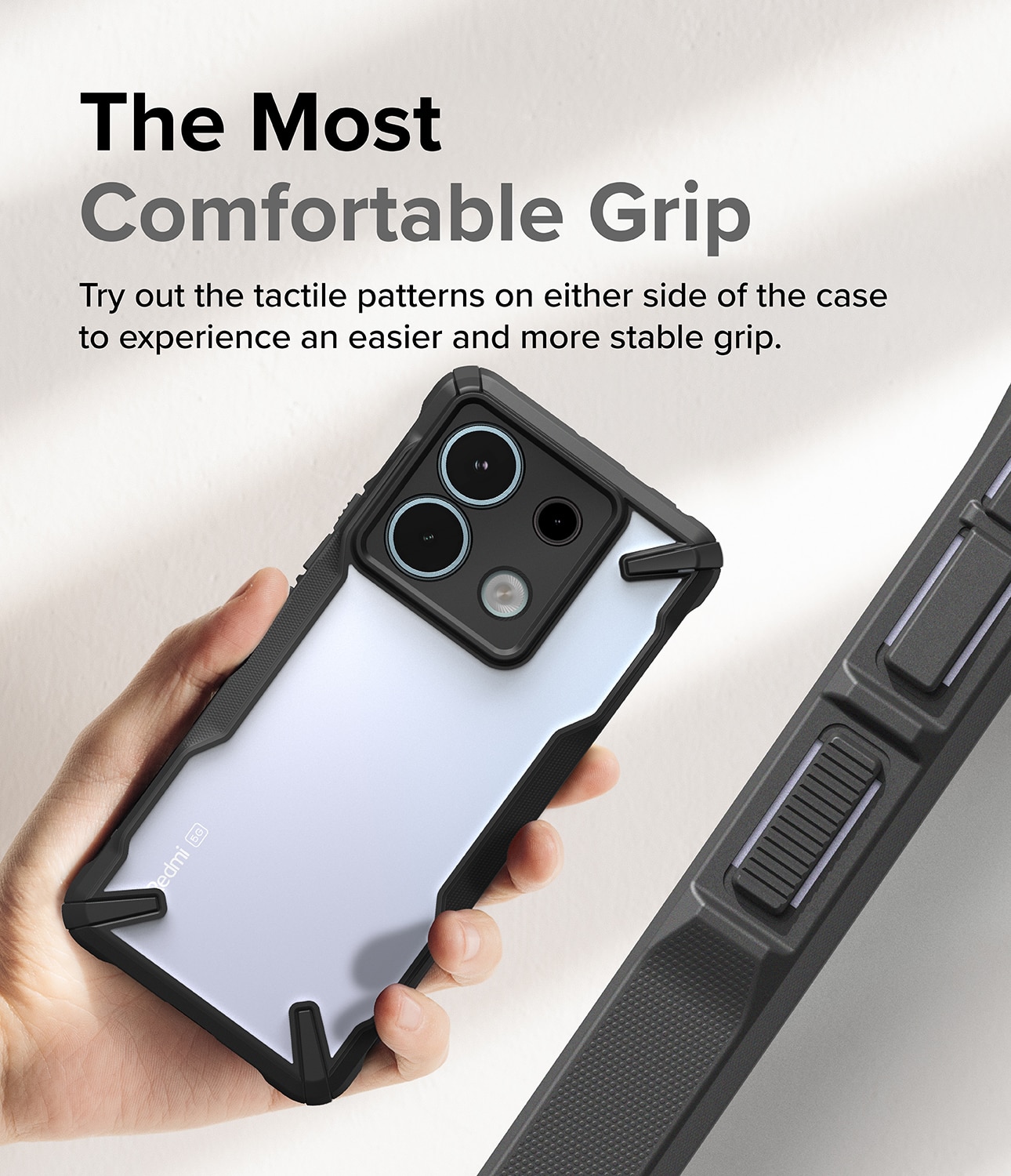 Coque Fusion X Xiaomi Redmi Note 13 Pro, Noir