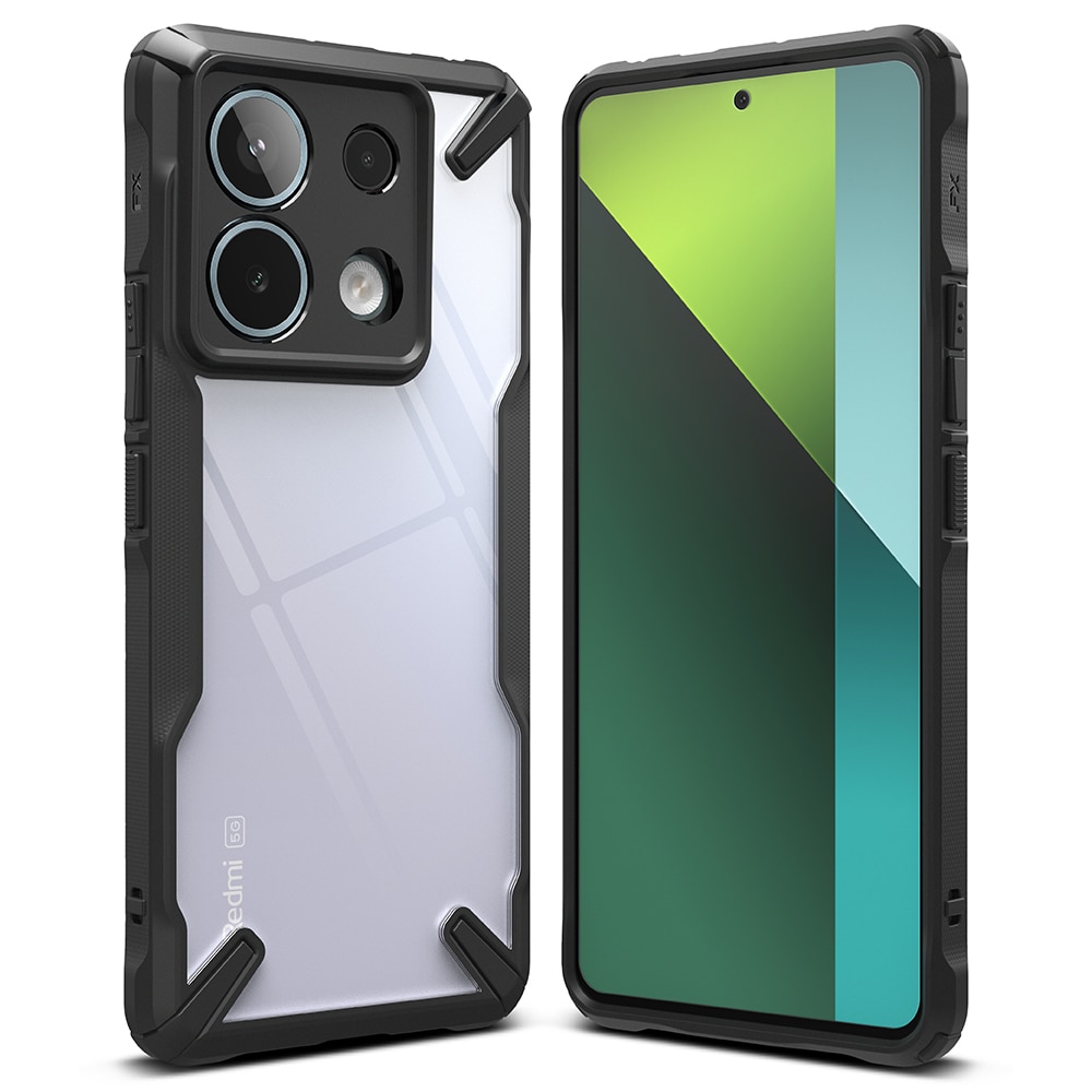 Coque Fusion X Xiaomi Redmi Note 13 Pro, noir