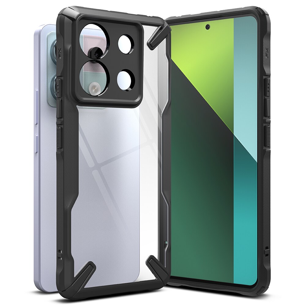 Coque Fusion X Xiaomi Redmi Note 13 Pro, noir