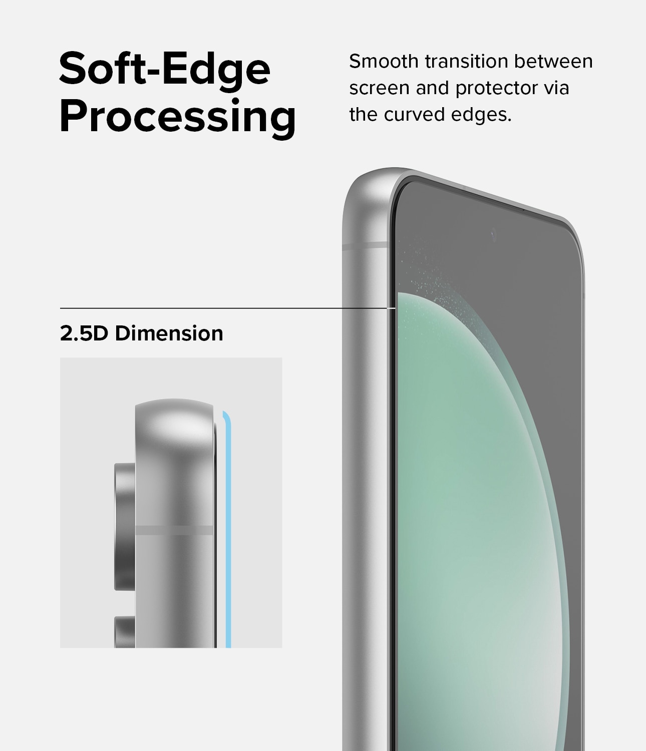 Screen Protector Glass Samsung Galaxy S23 FE (2 pièces)