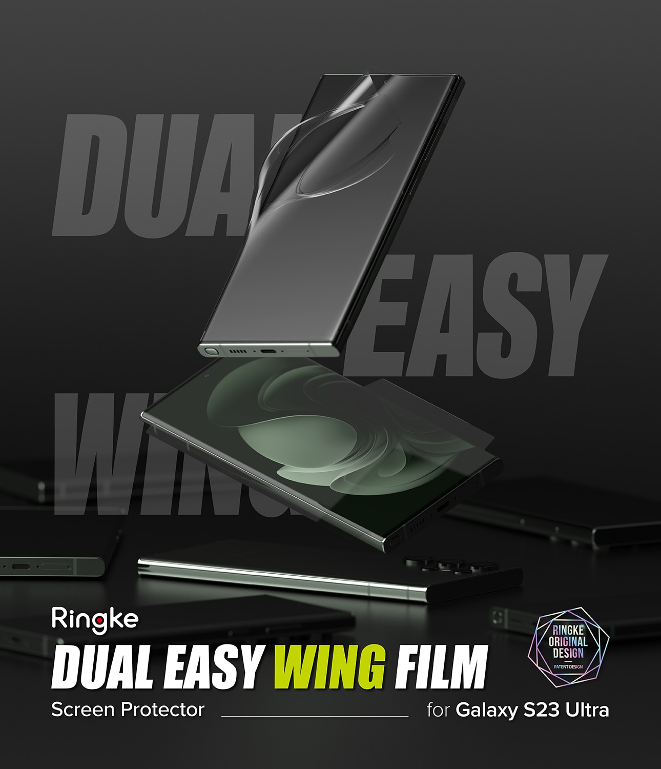 Dual Easy Wing Screen Protector (2 pièces) Samsung Galaxy S23 Ultra