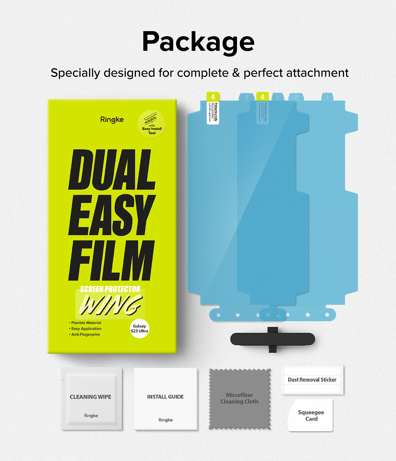 Dual Easy Wing Screen Protector (2 pièces) Samsung Galaxy S23 Ultra