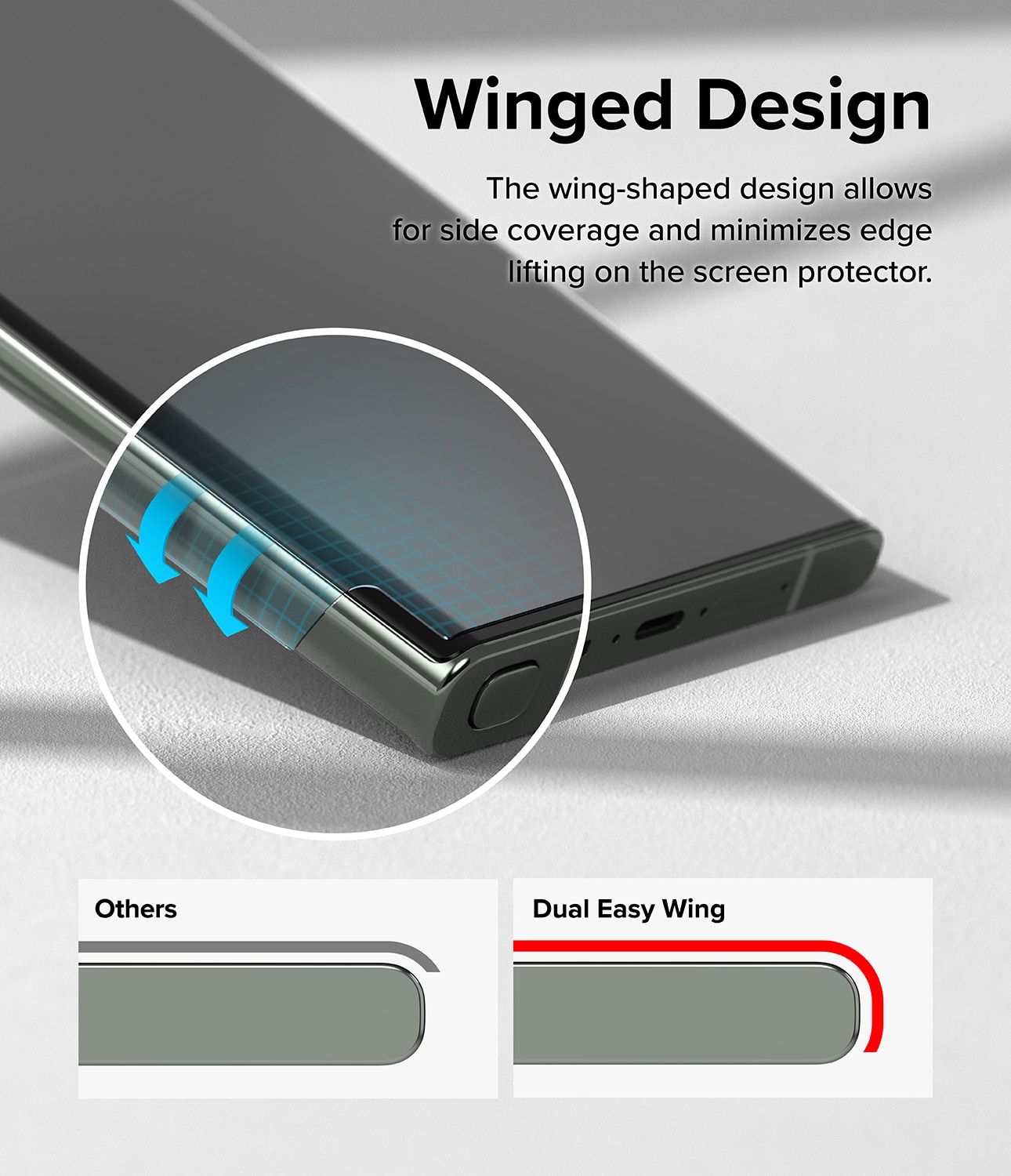 Dual Easy Wing Screen Protector (2 pièces) Samsung Galaxy S23 Ultra