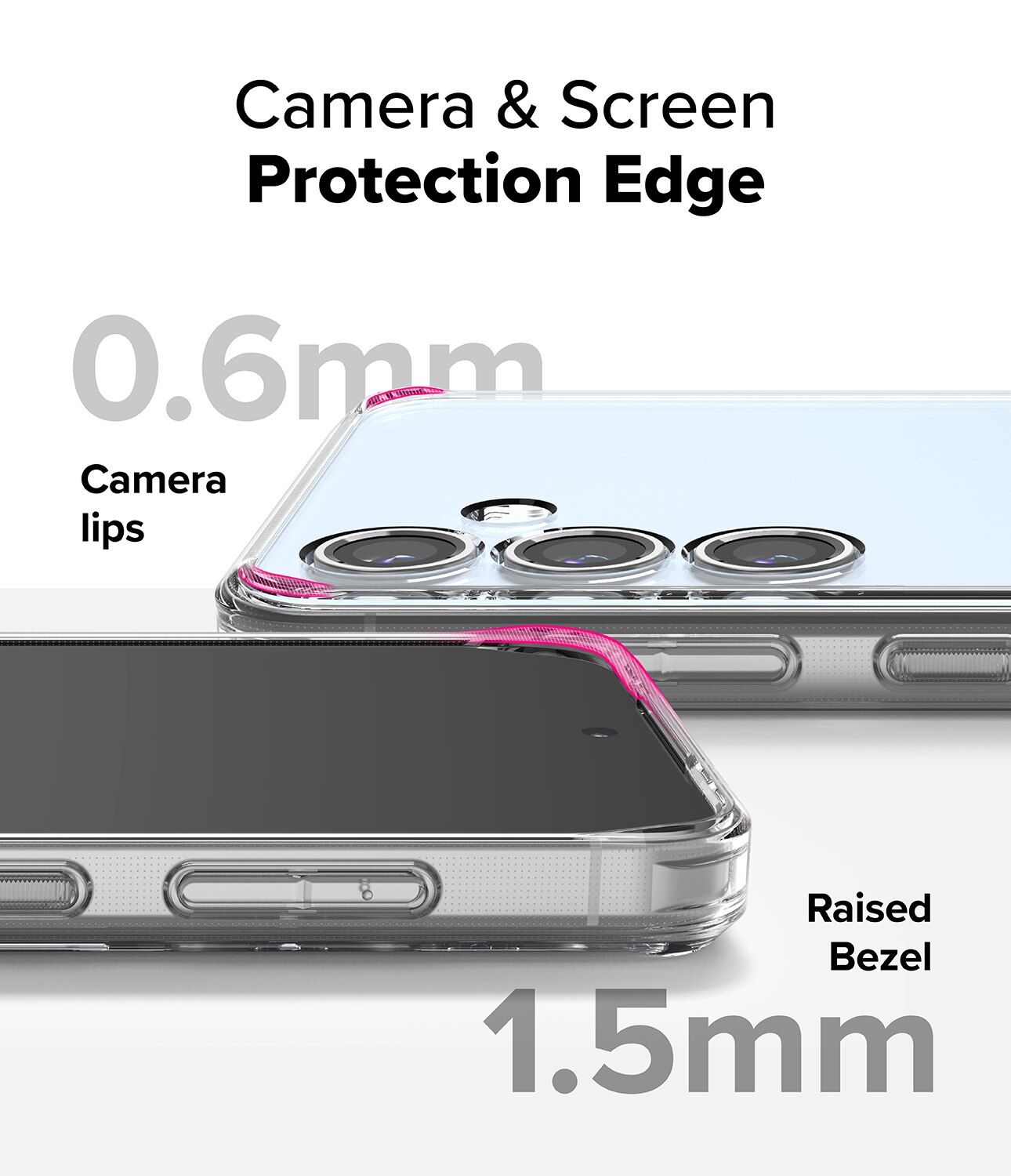 Coque Fusion Samsung Galaxy S24 FE, Clear