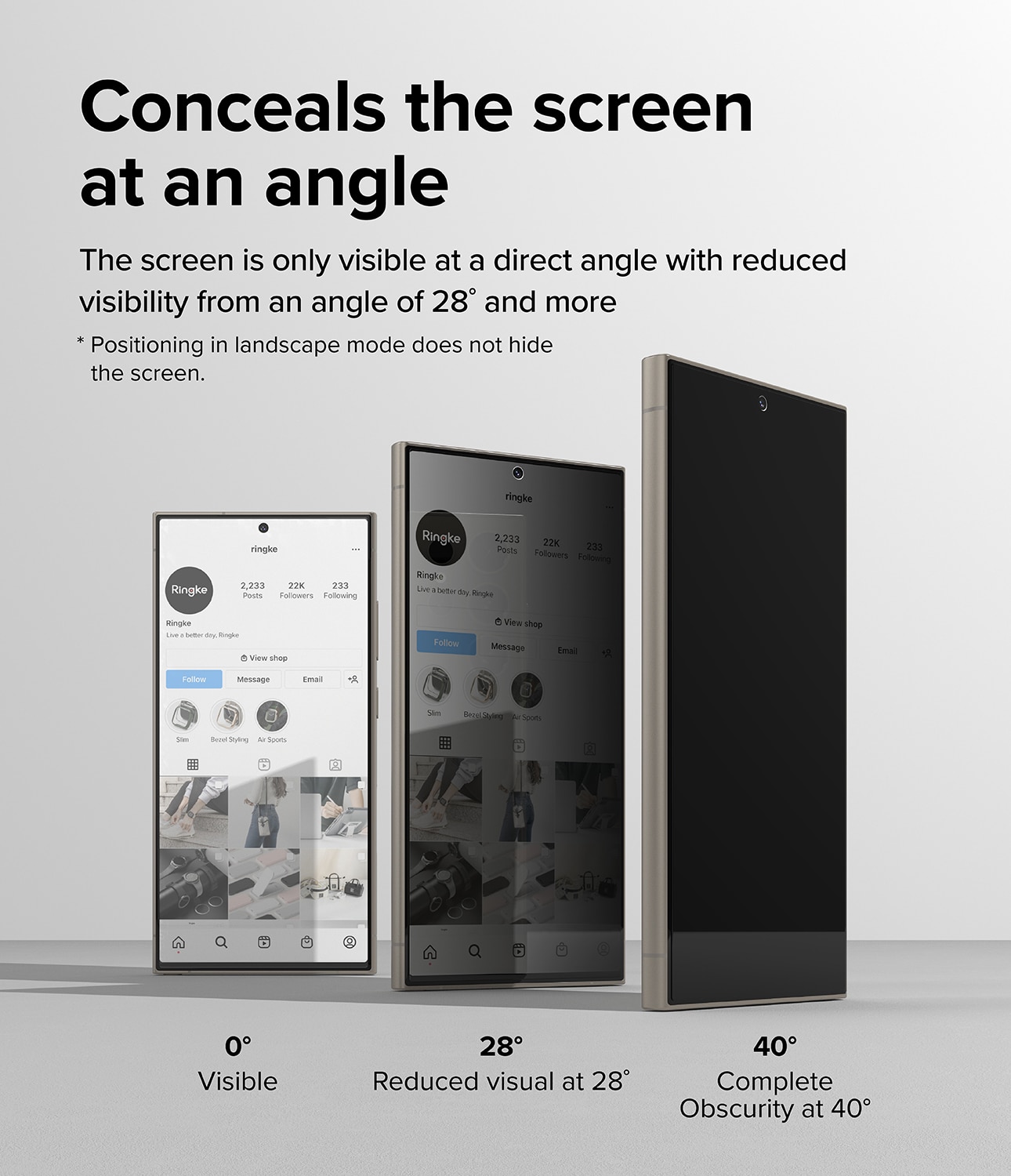 Easy Slide Privacy Glass (2 pièces) Samsung Galaxy S24 Ultra