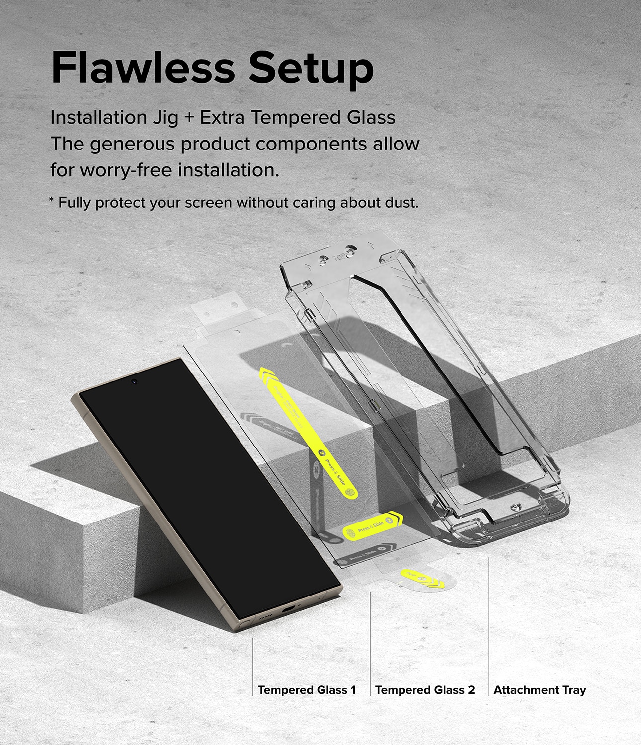 Easy Slide Glass (2 pièces) Samsung Galaxy S24 Ultra
