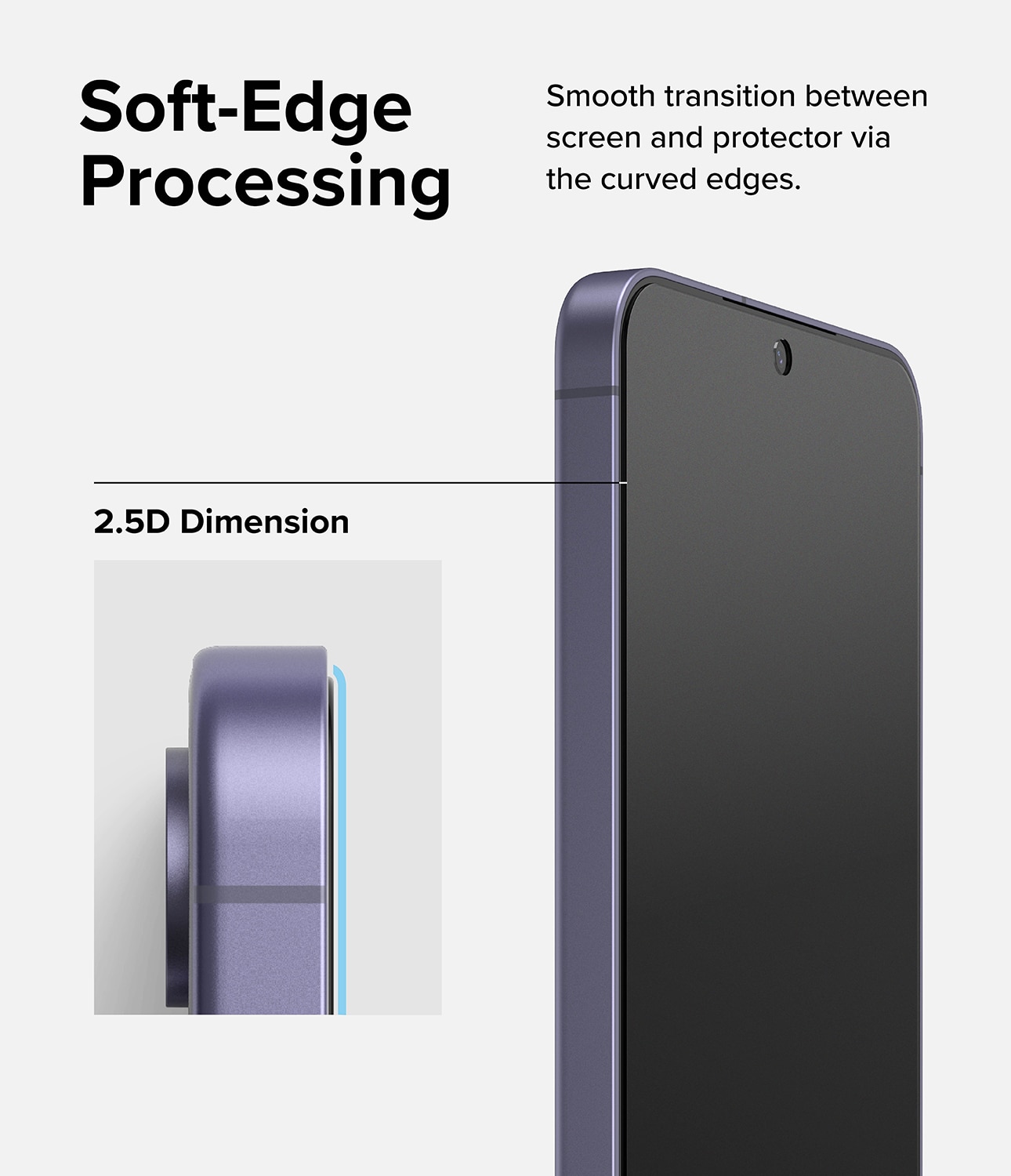 Easy Slide Privacy Glass (2 pièces) Samsung Galaxy S24