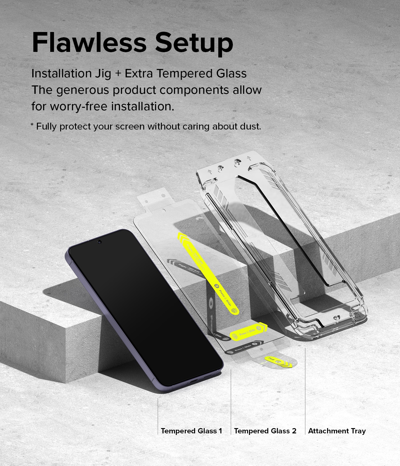 Easy Slide Glass (2 pièces) Samsung Galaxy S24