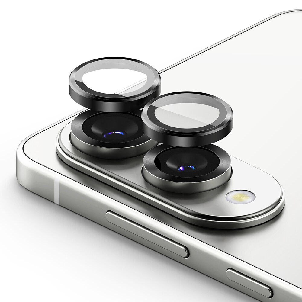 Camera Lens Frame Glass (2 pièces) Samsung Galaxy S25 Edge Black