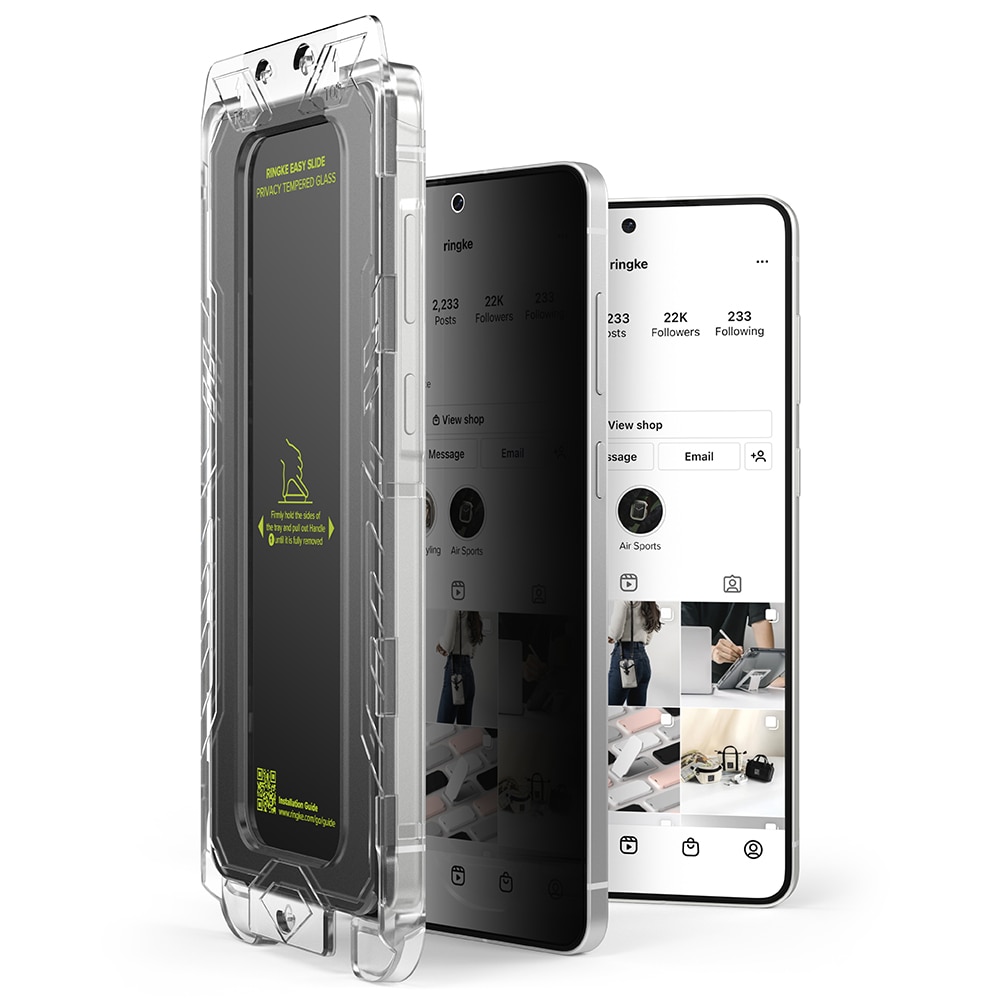 Easy Slide Privacy Glass (2 pièces) Samsung Galaxy S25 Edge