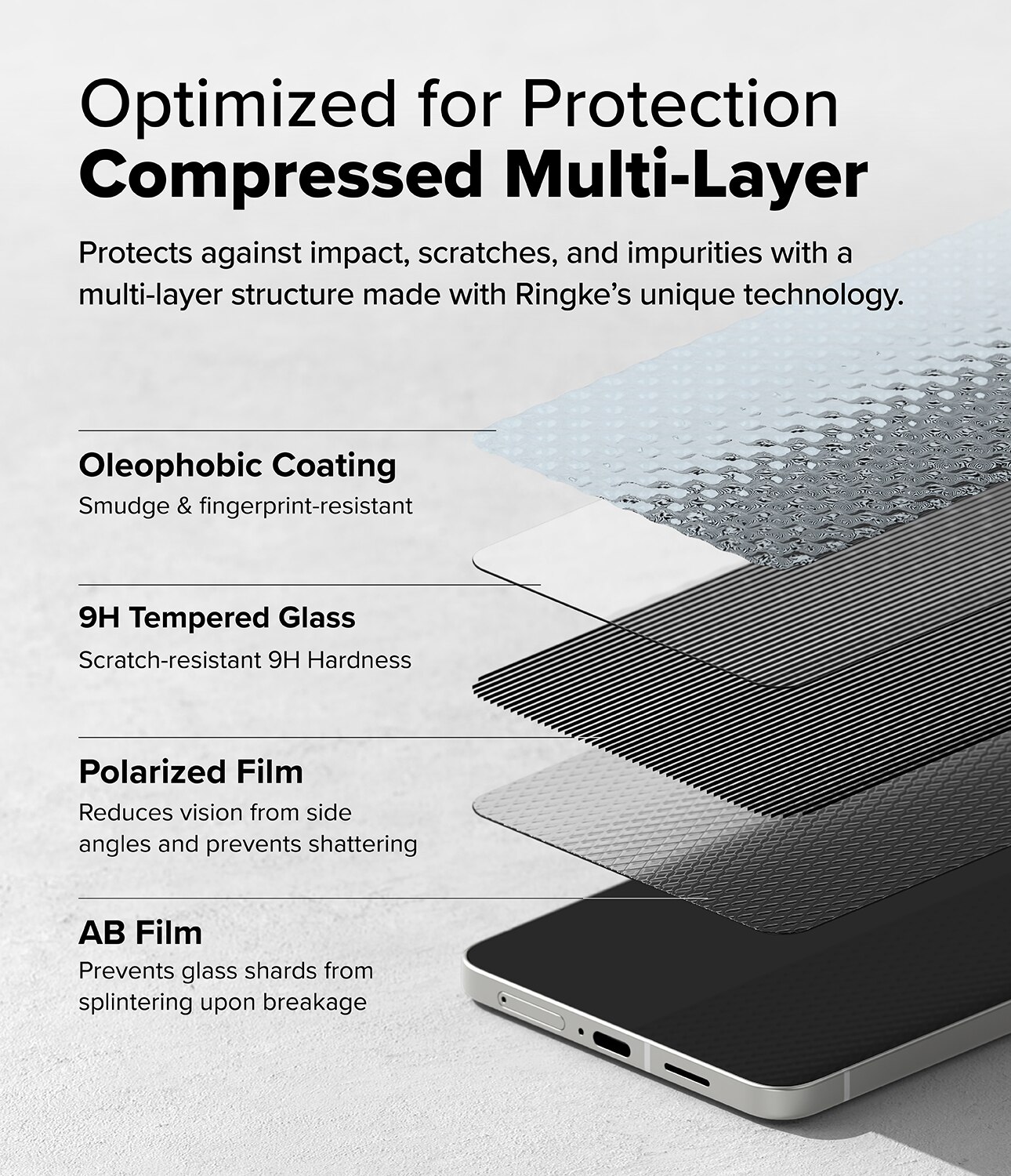 Easy Slide Privacy Glass (2 pièces) Samsung Galaxy S25 Edge