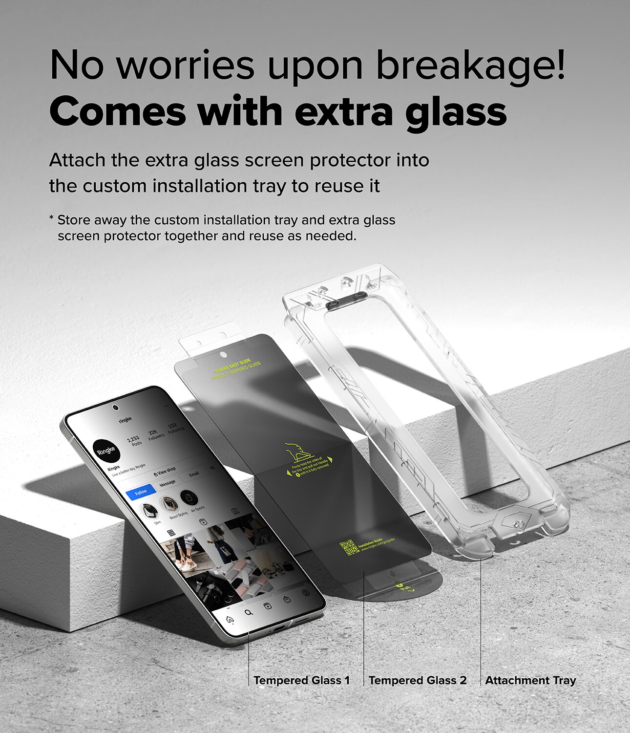 Easy Slide Privacy Glass (2 pièces) Samsung Galaxy S25 Edge