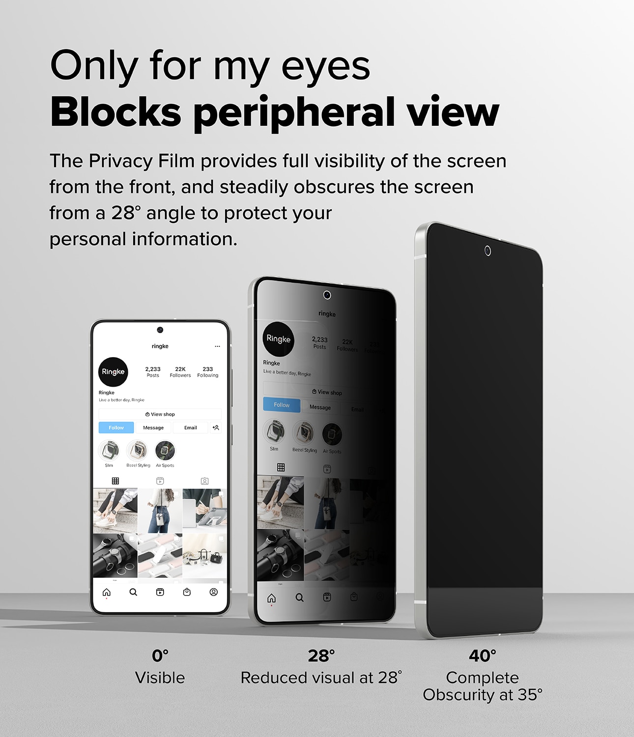 Easy Slide Privacy Glass (2 pièces) Samsung Galaxy S25 Edge