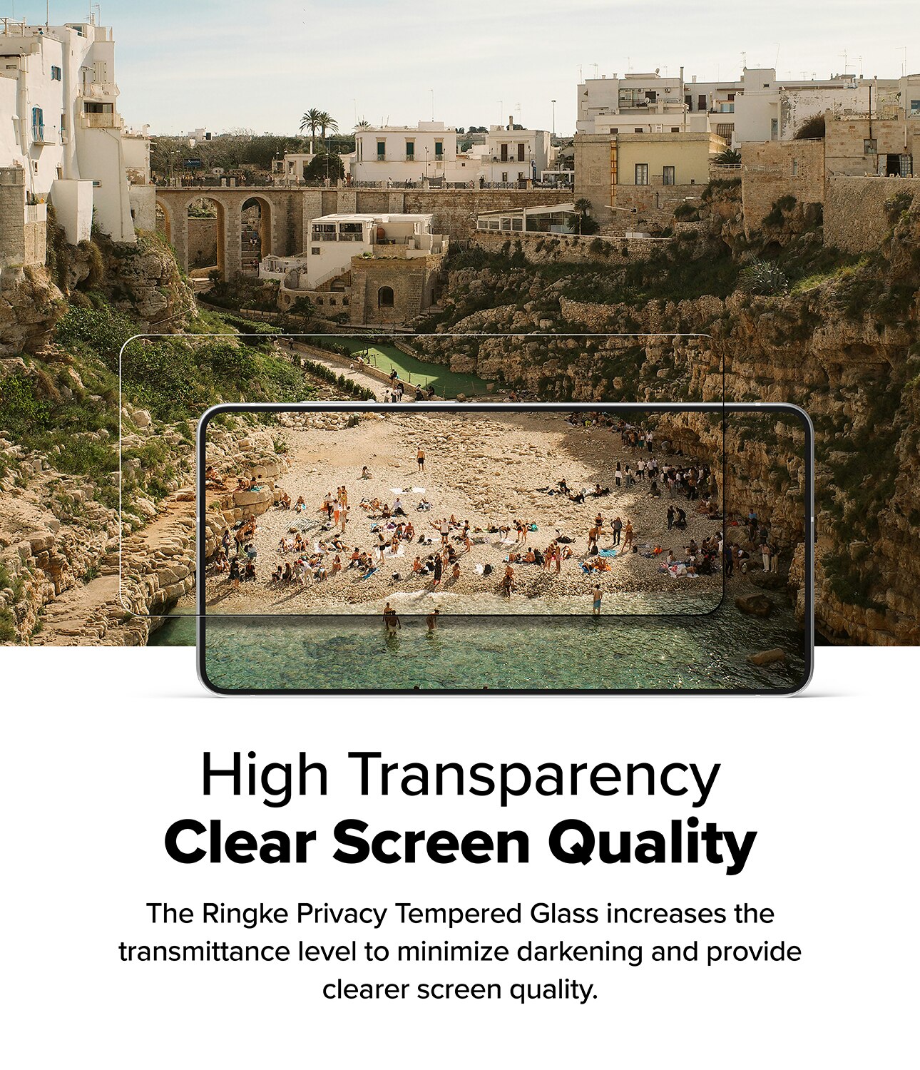 Easy Slide Privacy Glass (2 pièces) Samsung Galaxy S25 Edge