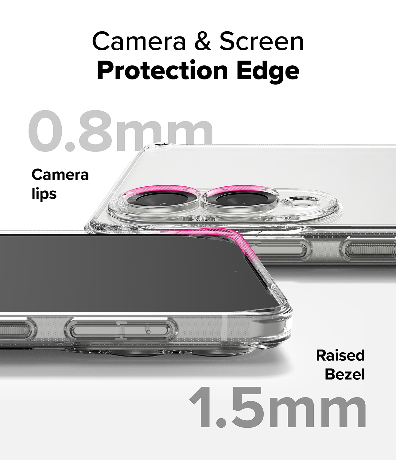 Coque Fusion Samsung Galaxy S25 Edge, Clear