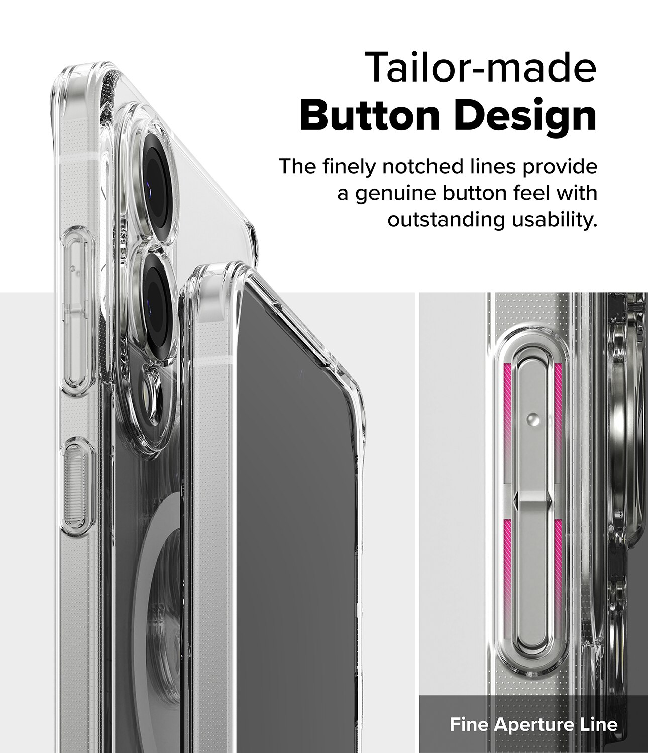 Coque Fusion Magnetic Samsung Galaxy S25 Edge Transparent