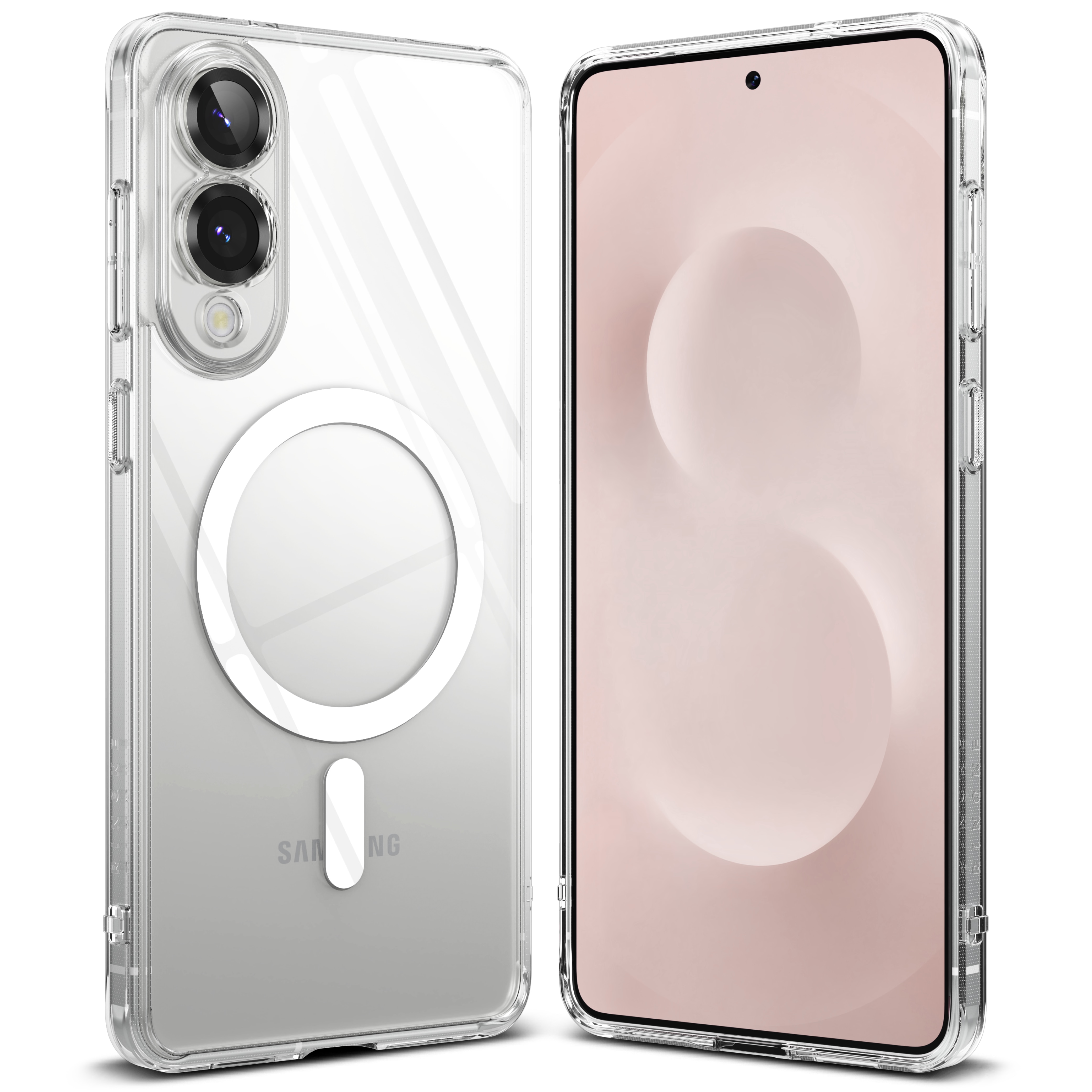 Coque Fusion Magnetic Samsung Galaxy S25 Edge Transparent