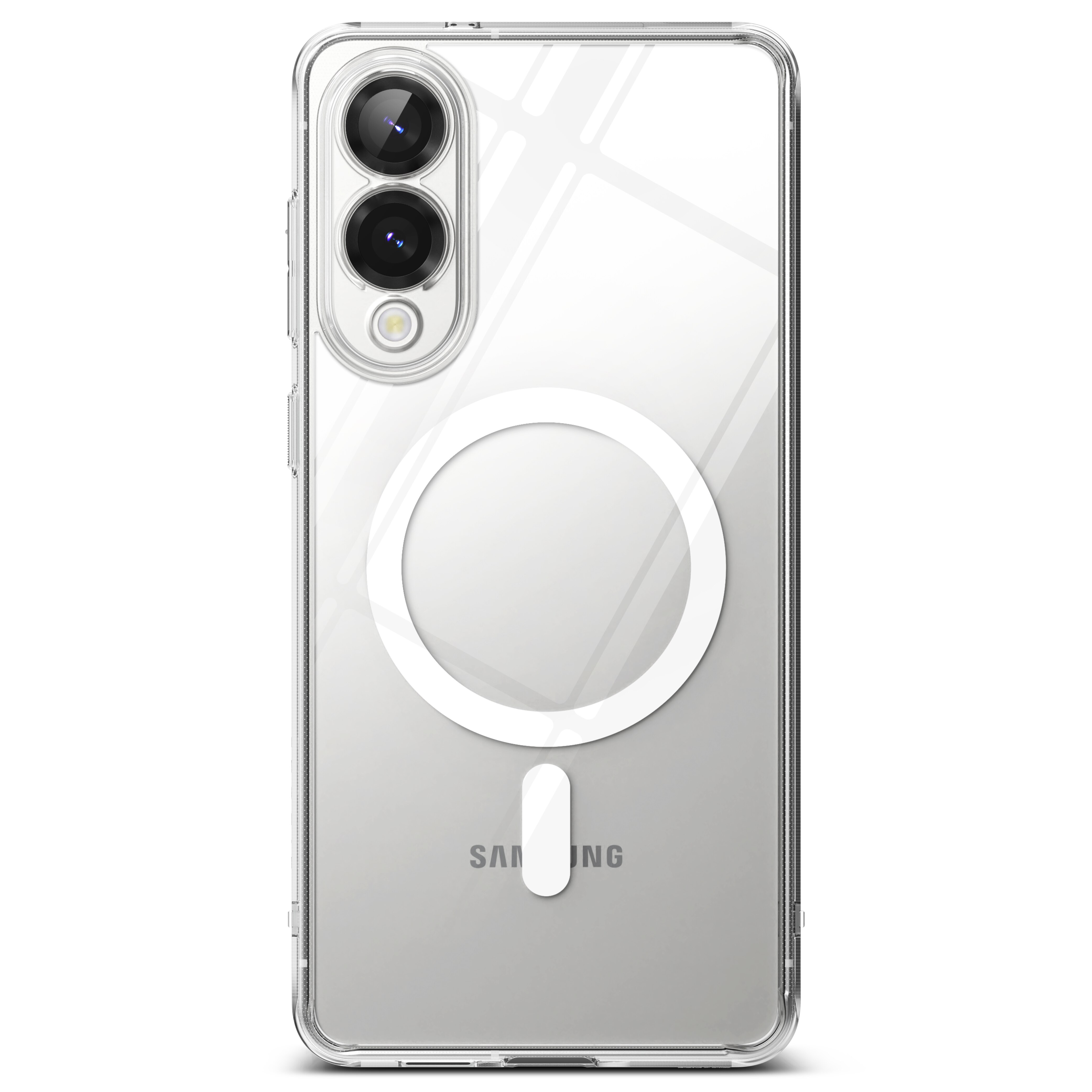 Coque Fusion Magnetic Samsung Galaxy S25 Edge Transparent