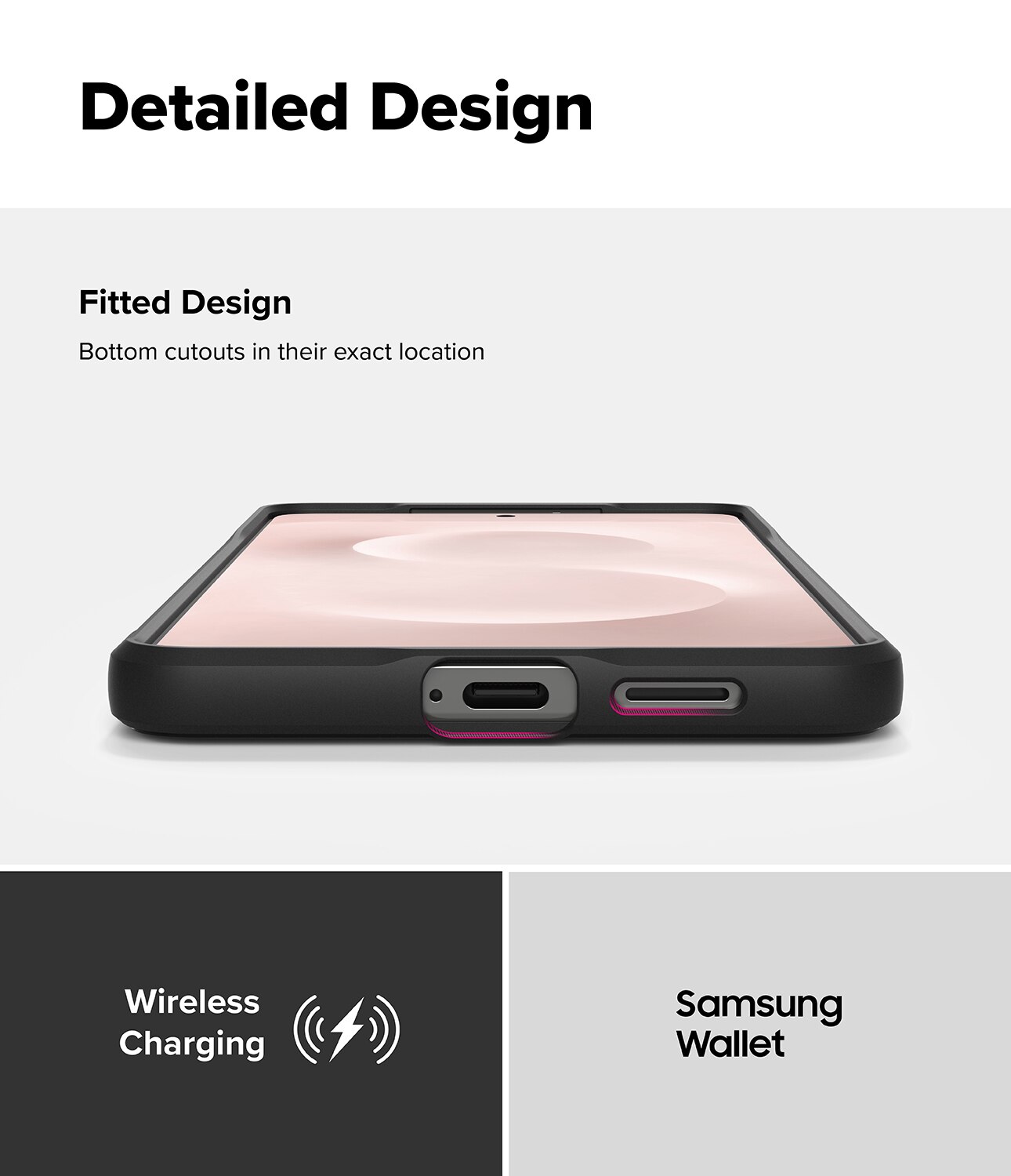 Coque Onyx Samsung Galaxy S25 Edge, Black