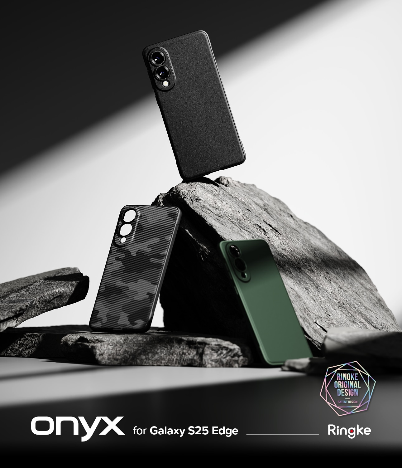 Coque Onyx Samsung Galaxy S25 Edge, Dark Green