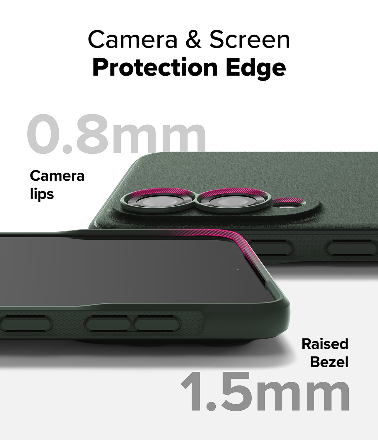 Coque Onyx Samsung Galaxy S25 Edge, Dark Green
