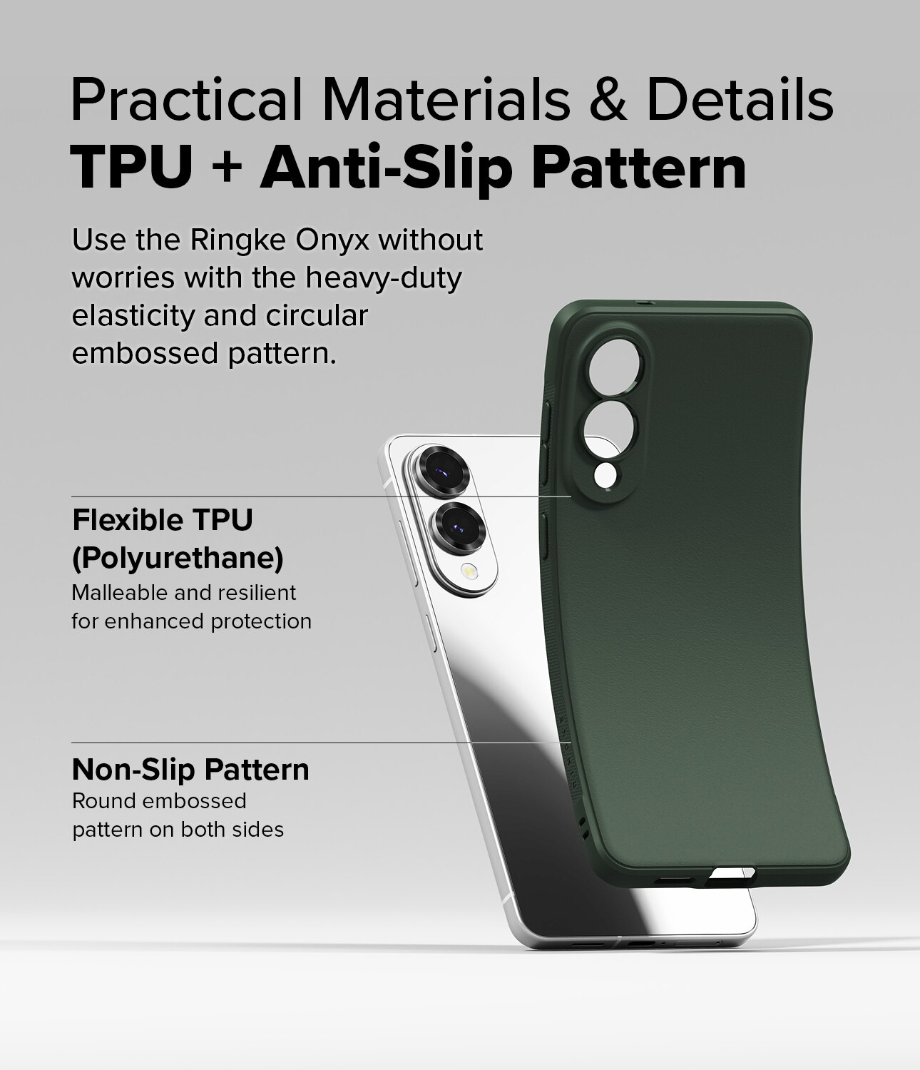 Coque Onyx Samsung Galaxy S25 Edge, Dark Green