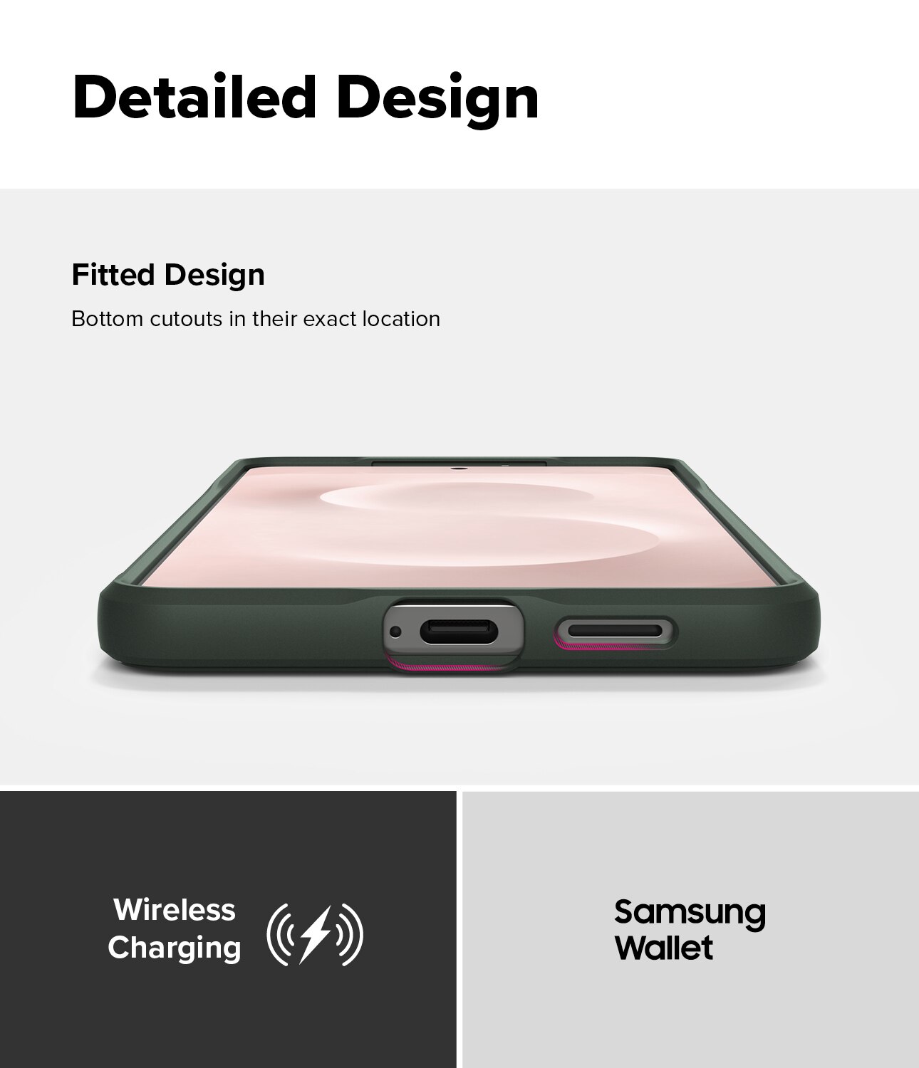 Coque Onyx Samsung Galaxy S25 Edge, Dark Green