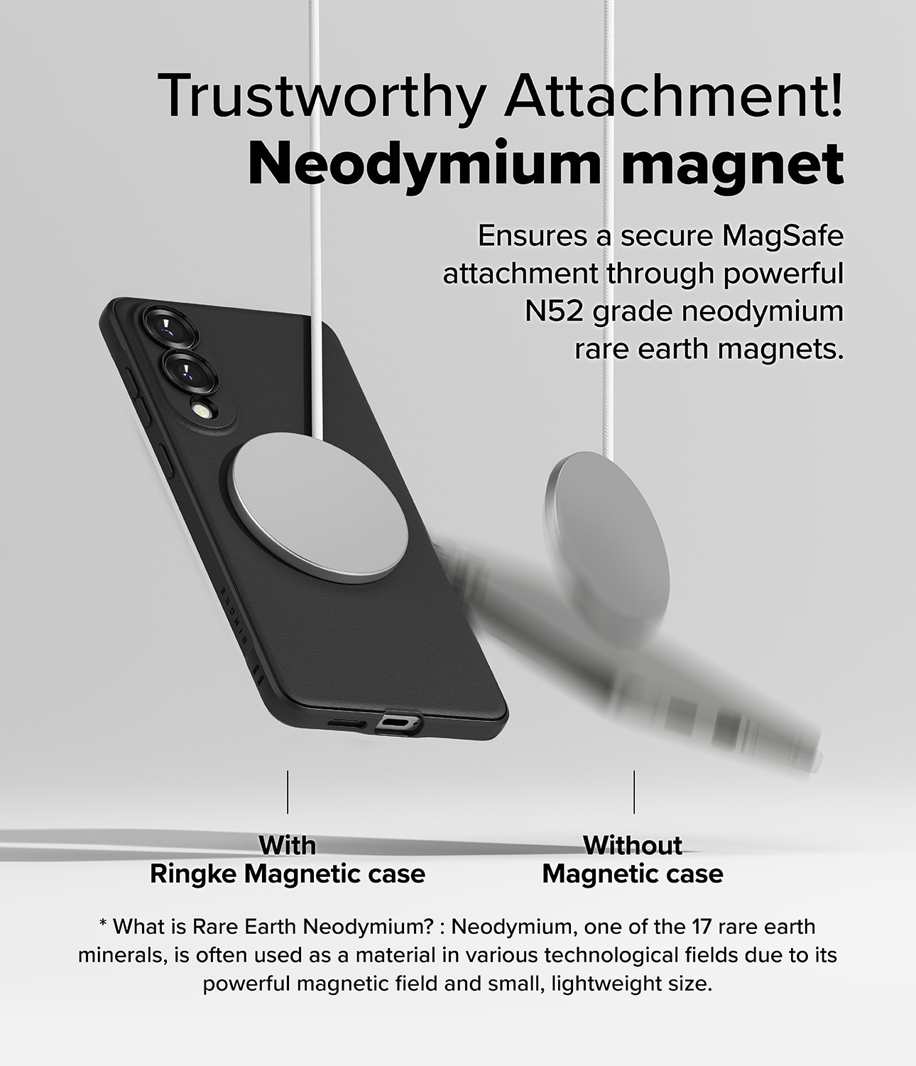 Coque Onyx Magnetic Samsung Galaxy S25 Edge, Black