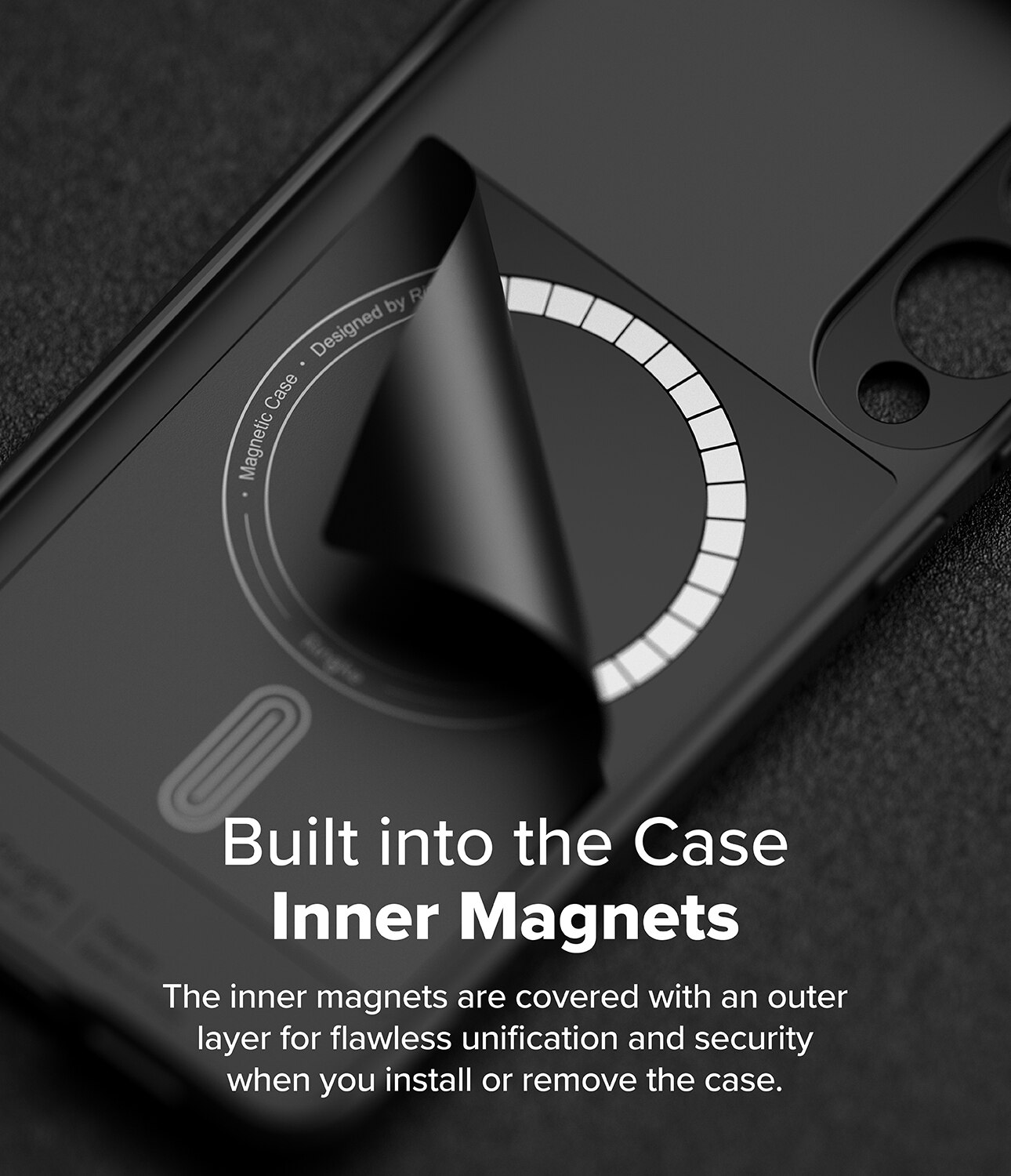 Coque Onyx Magnetic Samsung Galaxy S25 Edge, Black