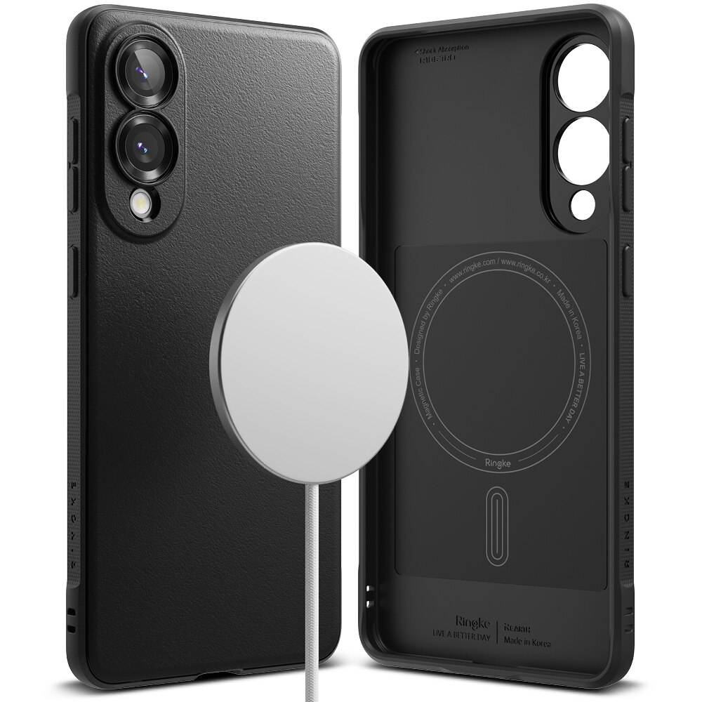 Coque Onyx Magnetic Samsung Galaxy S25 Edge, Black