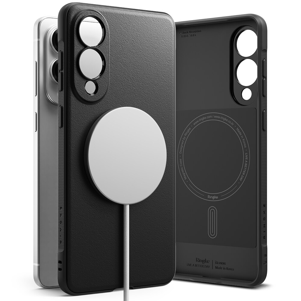 Coque Onyx Magnetic Samsung Galaxy S25 Edge, Black