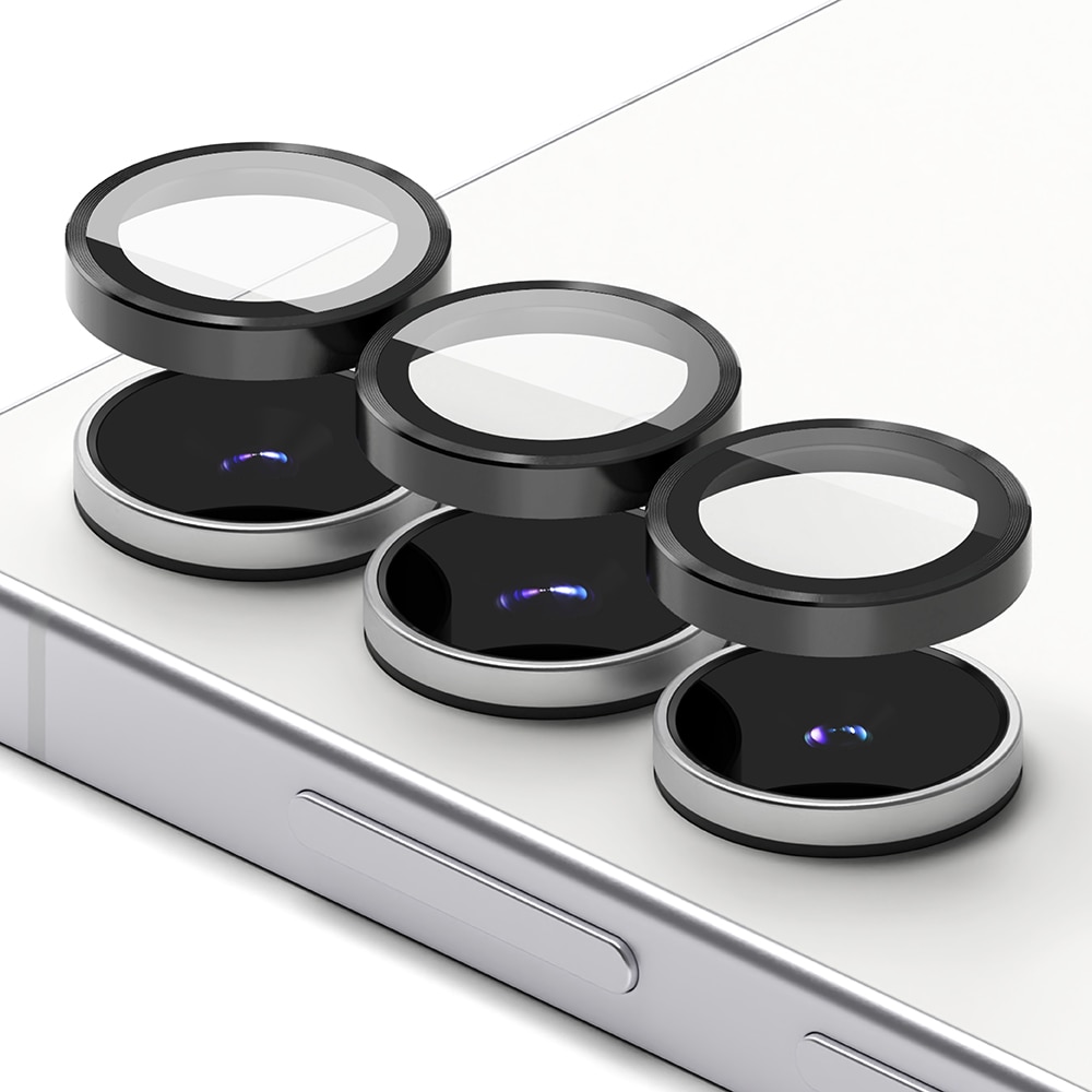 Camera Lens Frame Glass (2 pièces) Samsung Galaxy S25 FE Black